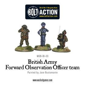 Bolt Action British Army Forward Observer Team