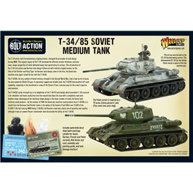 Bolt Action T34/85 Medium Tank