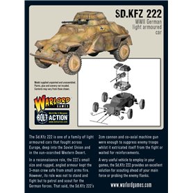 Bolt Action Sdkfz 222 Armoured Car