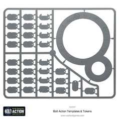 Bolt Action Szablony TEMPLATES AND TOKENS
