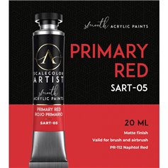Scalecolor Artist Primary Red - farba akrylowa w tubce 20ml