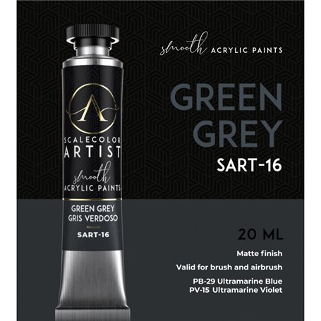 Scalecolor Artist Green Grey - farba akrylowa w tubce 20ml