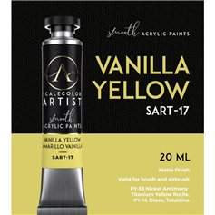 Scalecolor Artist Vanilla Yellow - farba akrylowa w tubce 20ml