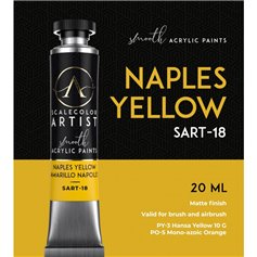 Scalecolor Artist Yellow Naples - farba akrylowa w tubce 20ml