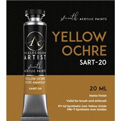 Scalecolor Artist Yellow Ochre - farba akrylowa w tubce 20ml