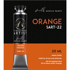 Scalecolor Artist Orange - farba akrylowa w tubce 20ml