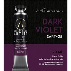Scalecolor Artist Dark Violet - farba akrylowa w tubce 20ml