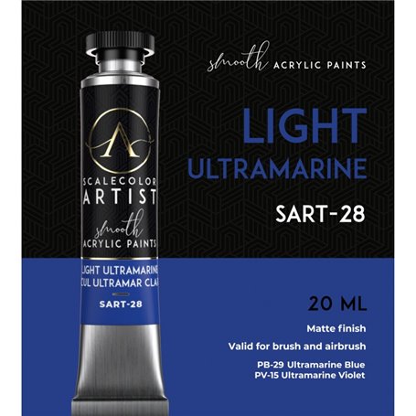 Scalecolor Artist Light Ultramarine - farba akrylowa w tubce 20ml