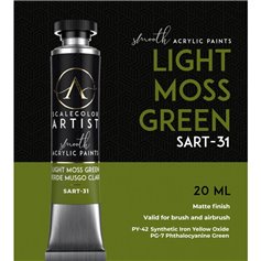 Scale 75 SCALECOLOR ARTIST - farba akrylowa w tubce LIGHT MOSS GREEN - 20ml