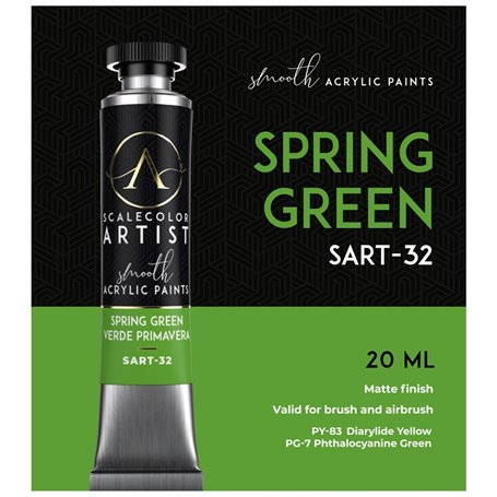 Scalecolor Artist Spring Green - farba akrylowa w tubce 20ml