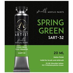 Scalecolor Artist Spring Green - farba akrylowa w tubce 20ml