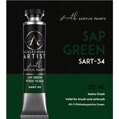 Scale 75 SCALECOLOR ARTIST - farba akrylowa w tubce SAP GREEN - 20ml