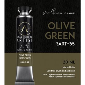 Scale 75 SCALECOLOR ARTIST - farba akrylowa w tubce OLIVE GREEN - 20ml