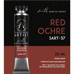 Scalecolor Artist Red Ochre - farba akrylowa w tubce 20ml