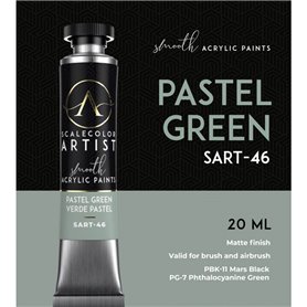 Scalecolor Artist Pastel Green - farba akrylowa w tubce 20ml