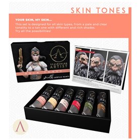 Scalecolor Artist Zestaw farb Skin Tones 6x20ml