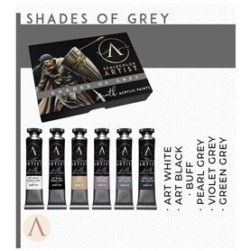 Scalecolor Artist Zestaw farb Shades Of Grey 6x20ml
