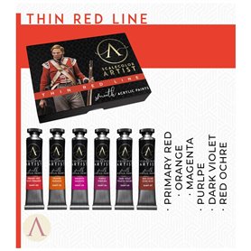 Scale 75 SCALECOLOR ARTIST - Zestaw farb THIN RED LINE