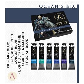 Scalecolor Artist Zestaw farb Oceans Six 6x20ml