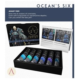 Scalecolor Artist Zestaw farb Oceans Six 6x20ml