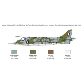 Italeri 1:72 HARRIER GR.1 Transatlantic Air Race 50th anniversary