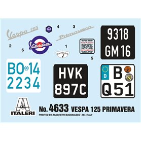 Italeri 1:9 VESPA 125 PRIMAVERA