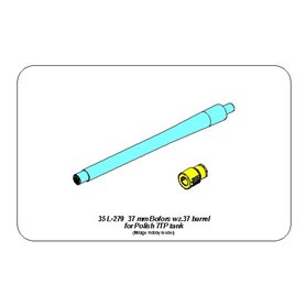 ABER 1:35 Metalowa lufa 37mm Bofors wz.37 do 7TP