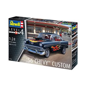 Revell 1:24 1956 Chevy Customs - MODEL SET - w/paints 