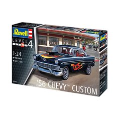 Revell 1:24 1956 Chevy Customs - MODEL SET - w/paints 