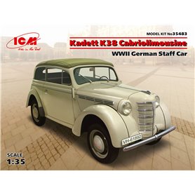 ICM 1:35 Kadett K38 Cabriolimousine - WWII GERMAN STAFF CAR