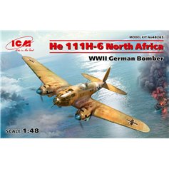 ICM 1:48 Heinkel He-111 H-6 - NORTH AFRICA - WWII GERMAN BOMBER