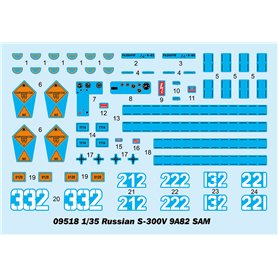 Trumpeter 09518 Russian S-300V 9A82 SAW