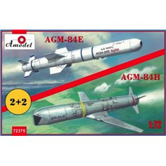 Amodel 1:72 AGM-84E and AGM84H - 4pcs. 