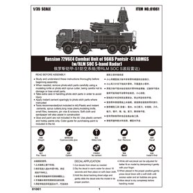 Trumpeter 01061 Russian 72V6E4 Combat Unit of 96K6