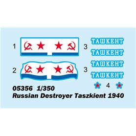 Trumpeter 05356 Russian Destroyer Taszkient 1940