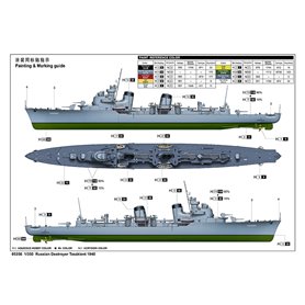 Trumpeter 05356 Russian Destroyer Taszkient 1940