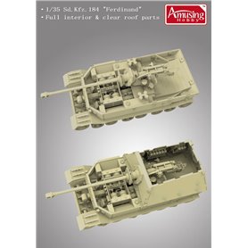 Amusing 35A030 SD.Kfz.184 Ferdinand & 16t Strabok.