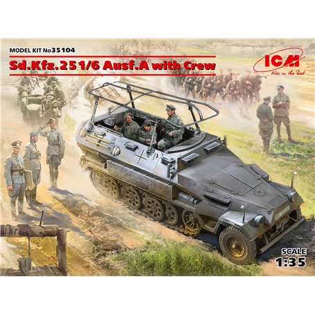 ICM 35104 Sd.Kfz.251 with Crew