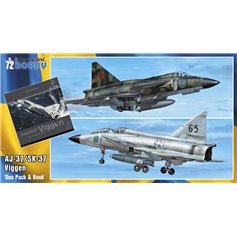 Special Hobby 1:72 SAAB AJ-37 / SK-37 Viggen - DUO PACK AND BOOK