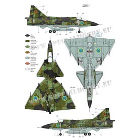 Special Hobby 72411 SAAB 37 Viggen Duo pack
