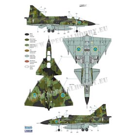Special Hobby 72411 SAAB 37 Viggen Duo pack