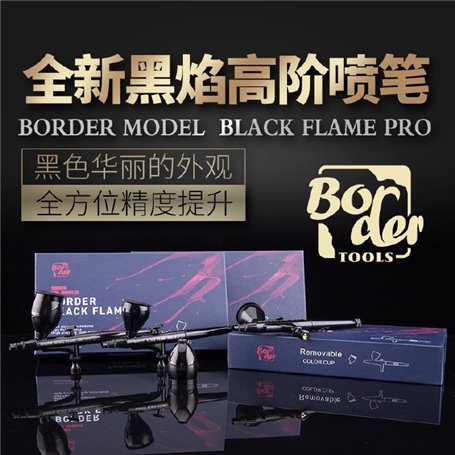 Border Model BD0301 Black Flame PRO 0.3 Airbrush