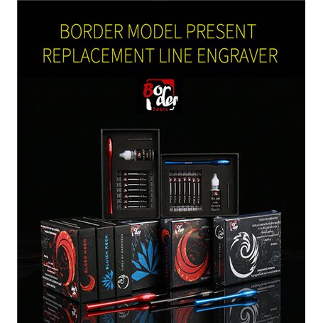Border Model BD0051 Replacement Line Engraver Blue