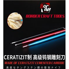 Border Model CEMENTED CARBIDE CARVING KNIFE FLAT - 1.5mm