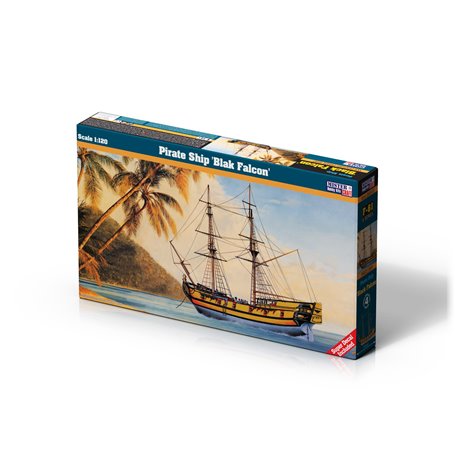 Mistercraft F-61 Pirate Ship Black Falcon  1/120