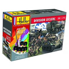 Heller 1:72 DIVISION LECLERC - STARTER SET - w/paints 