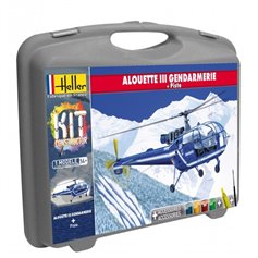 Heller 1:72 Alouette III - CONSTRUCTOR KIT - w/paints 