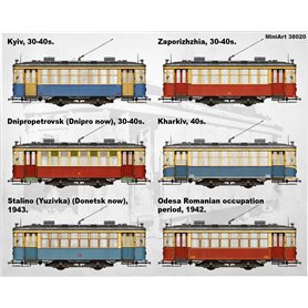 Mini Art 38020 Soviet Tram X series Early Type