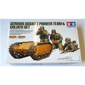 Tamiya 1:35 GERMAN ASSAULT PIONEER TEAM AND GOLIATH SET 