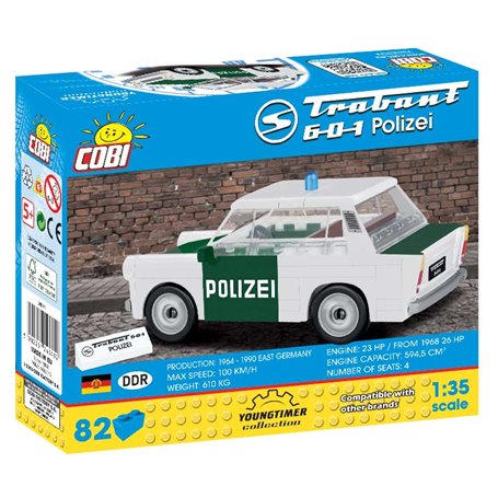 Cobi 24541 Cars Trabant 601 Polizei 82 Kl.